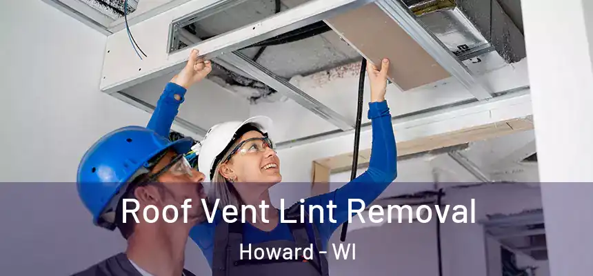 Roof Vent Lint Removal Howard - WI